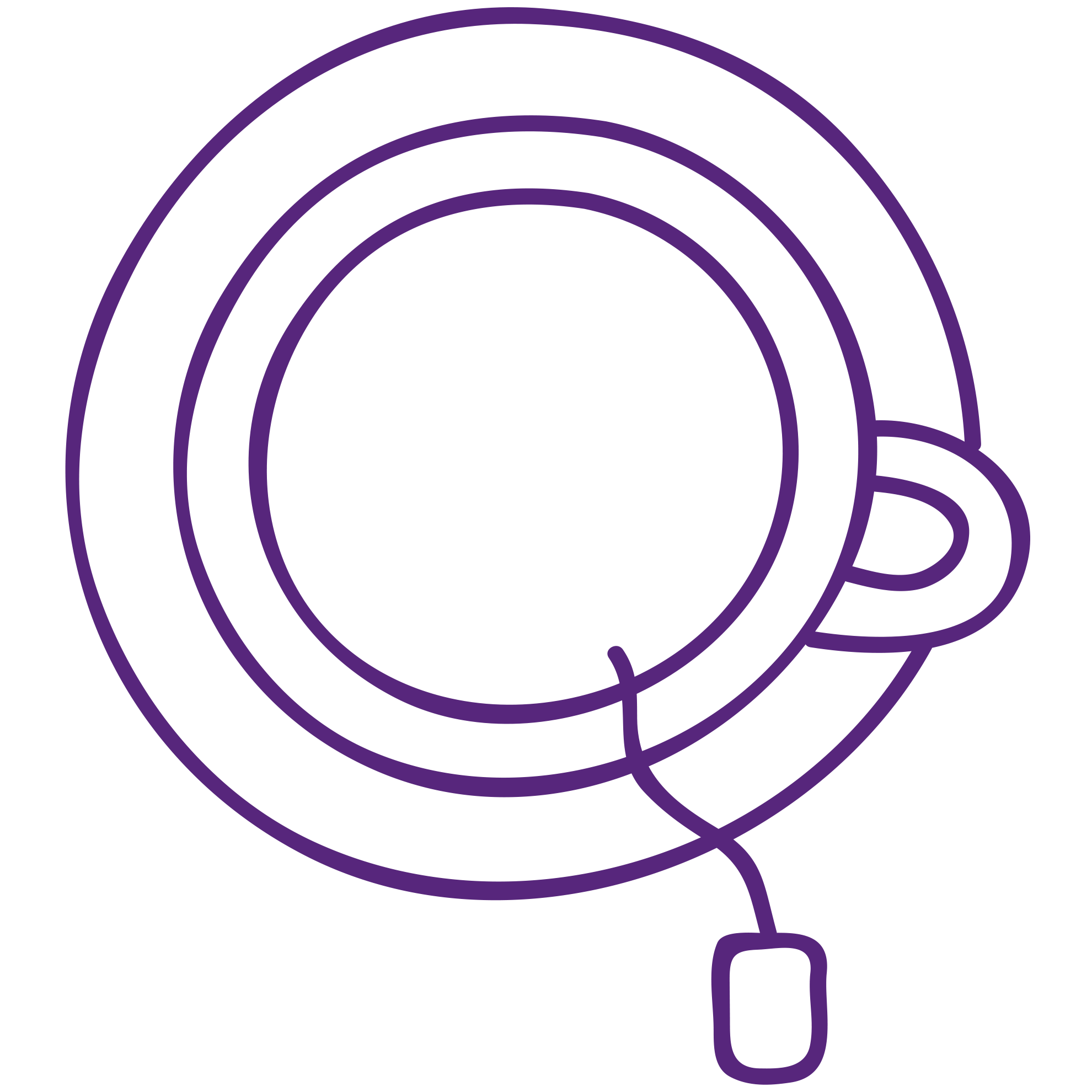 thee-paars-outline